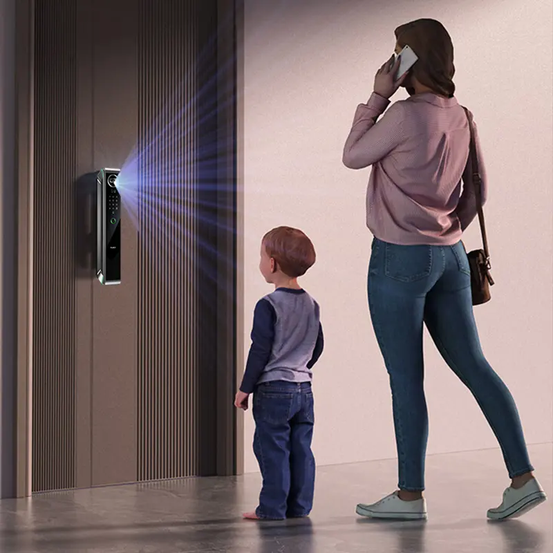 열쇠가 없는 출입문 잠금장치